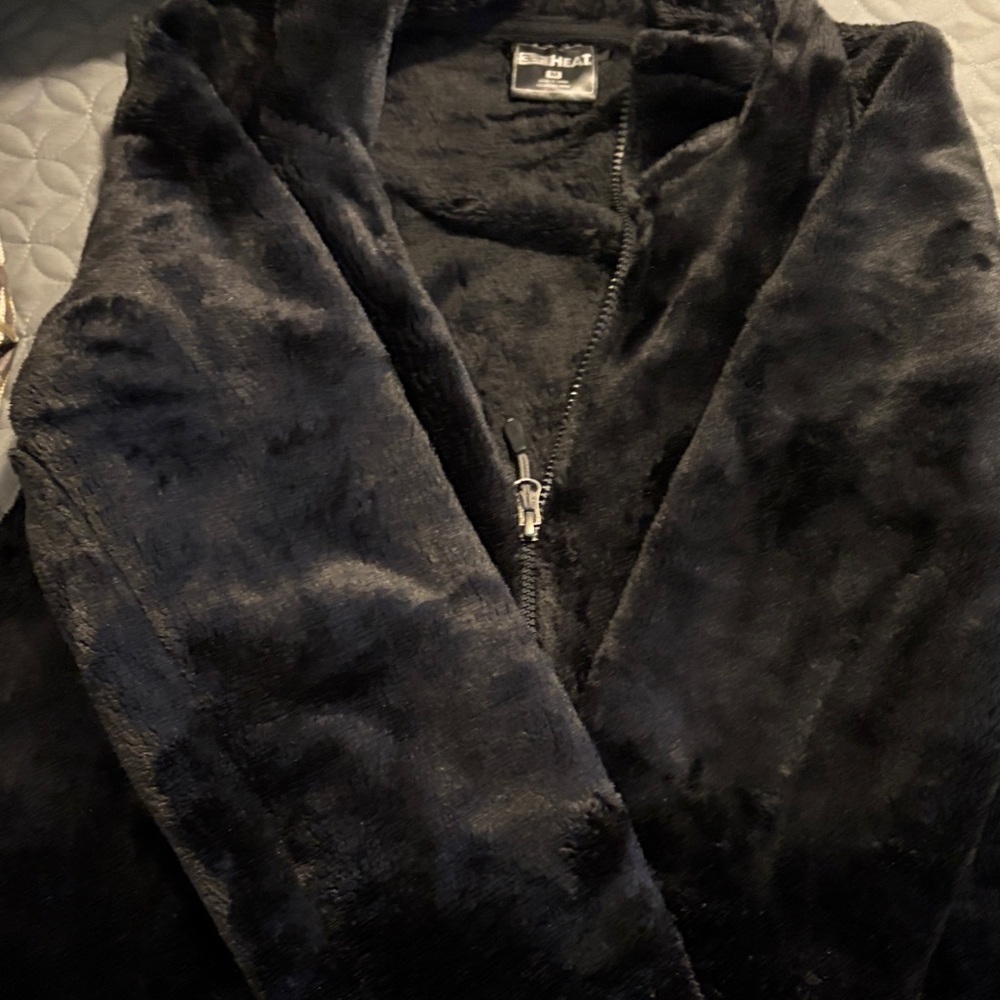 32 Degrees Black Teddy Jacket